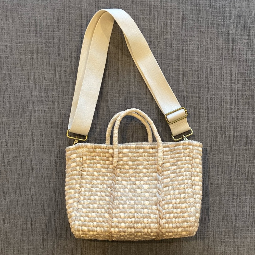 Madewell Mini Straw Tote Bag